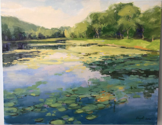 Lily Pad Pond, Camp Hudsonia by Gerry Heydt Lily Pad Pond, Camp Hudsonia by Gerry Heydt
