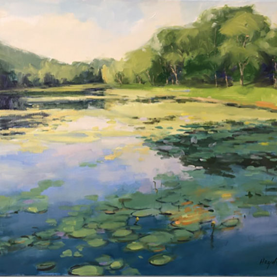 Lily Pad Pond, Camp Hudsonia by Gerry Heydt. Link to Jean Melden story